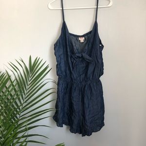 Blue Knot Romper